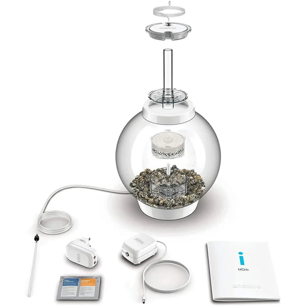 biOrb Classic 15 Four-Gallon Acrylic Aquarium with Standard White LED Lighting