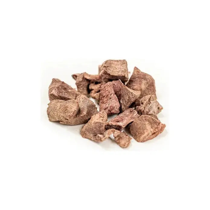 Winnie Lou Premium All - Natural Grass - Fed Bison Liver Freeze - Dried Tidbits Dog Treats, 2 Ounce Pack