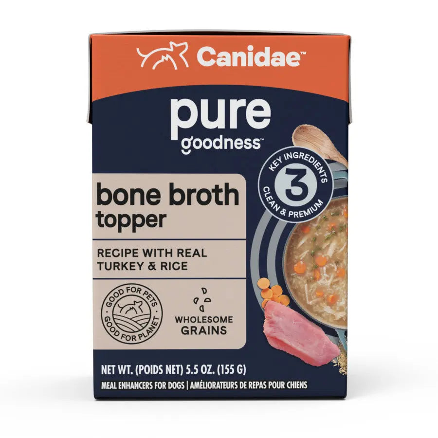 CANIDAE Pure Goodness 5.5 oz Chicken Bone Broth Topper for Dogs
