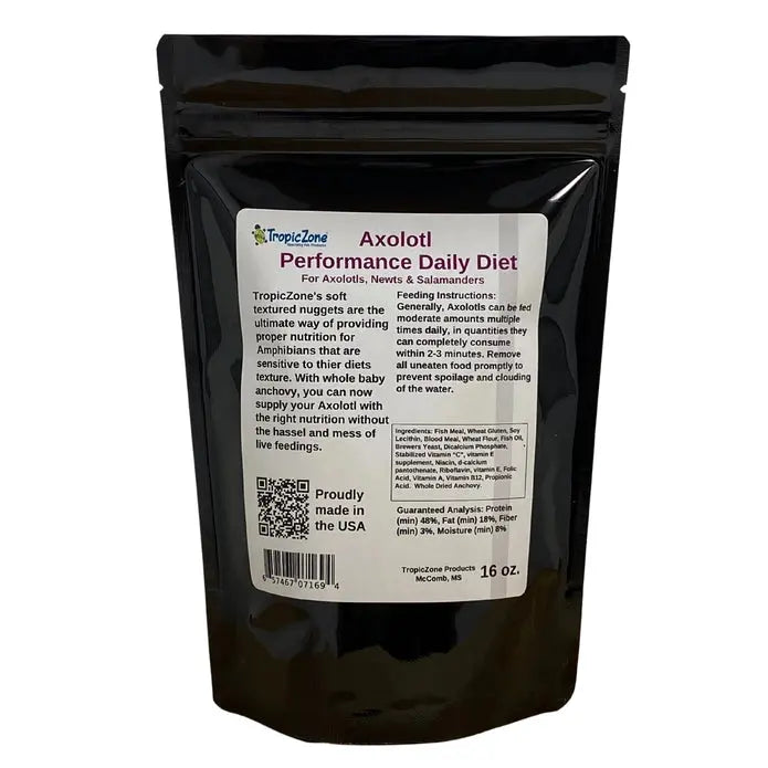 TropicZone High - Performance Daily Diet for Axolotls and Other Exotic Aquatic Pets