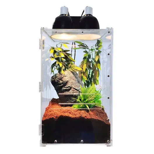 Extra Large Acrylic Front-Opening Reptile Enclosure Terrarium Cage for Gecko Breeding
