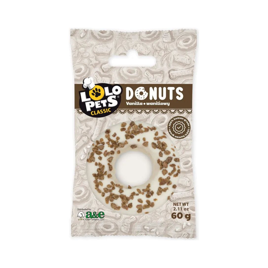 LoLo Pets Bakery A & E Cages Gourmet Dog Donut Treats, All - Natural and Fresh