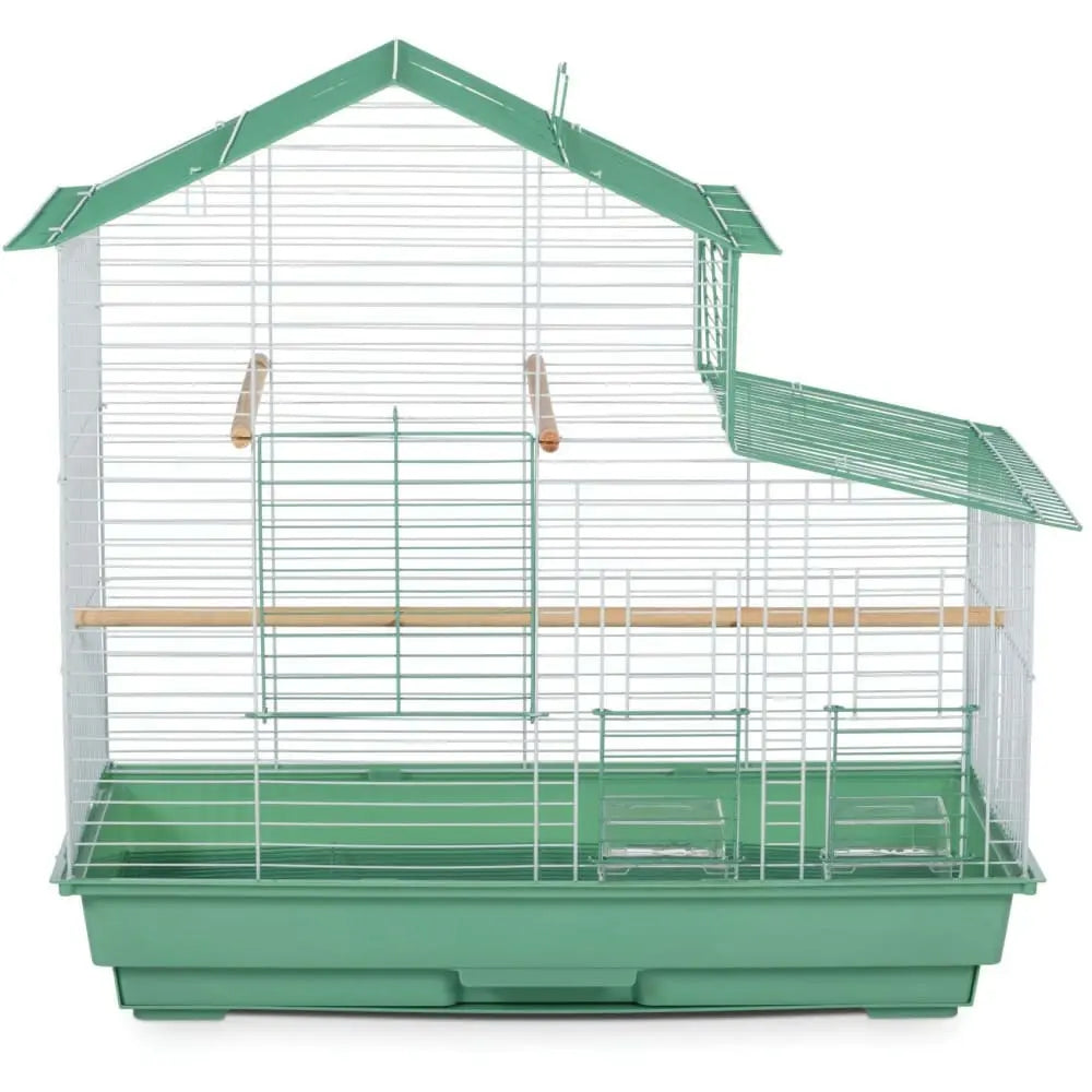 Prevue Pet Products Single Pack Green & White Cockatiel Small Bird Cage