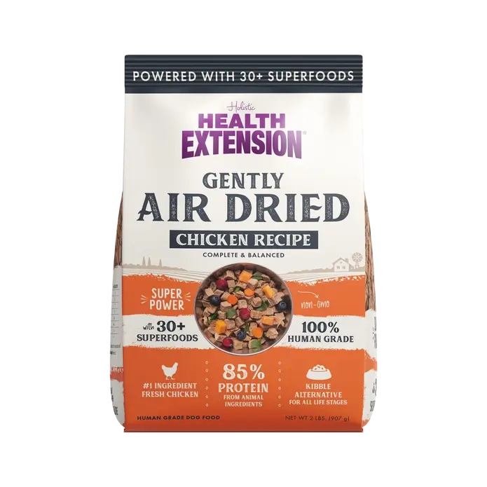 Health Extension Premium Gently Air - Dried Chicken Recipe Dog Food - 2 Pound Bag