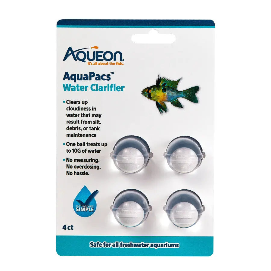 Aqueon Brand AquaPacs Style Aquarium Water Clarifier for Crystal - Clear Water