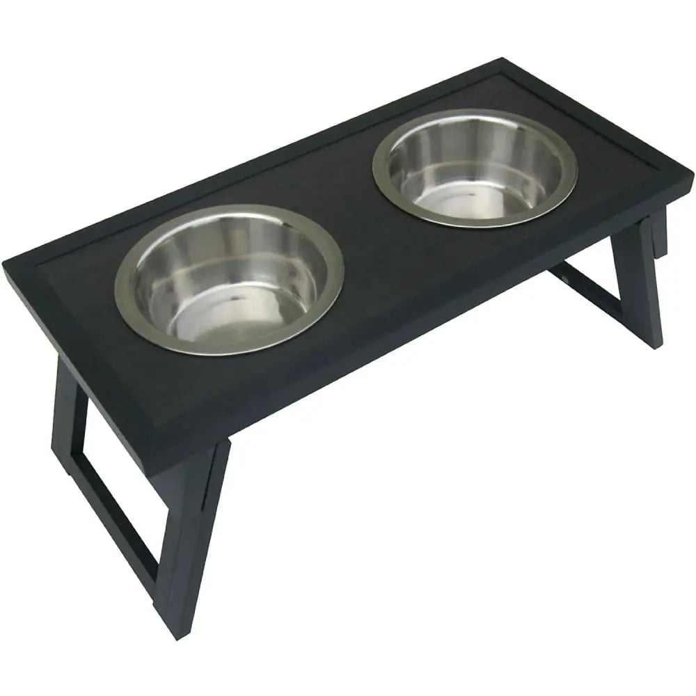 Adjustable Double Diner Cat and Dog Bowl for Home with Height - Adjustable Feature