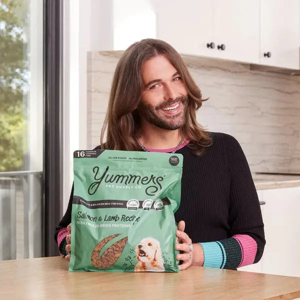 Delicious Yummers Dog Food: Salmon & Lamb Recipe with Freeze - Dried Proteins