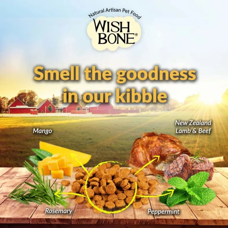 Wishbone Grain-Free Grass-Fed New Zealand Beef & Lamb Dry Cat Food