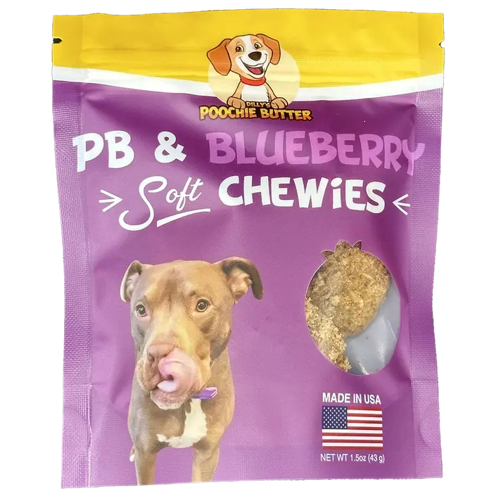 Poochie Butter Soft Chewy Baked Dog Treat Collection - 1.5 Ounce Package