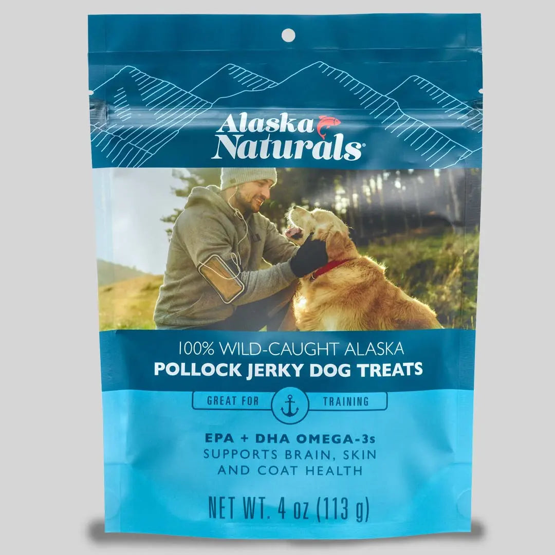 Alaska Naturals High - Quality Pollock Jerky Pet Dog Treats, 4 Ounce Pack