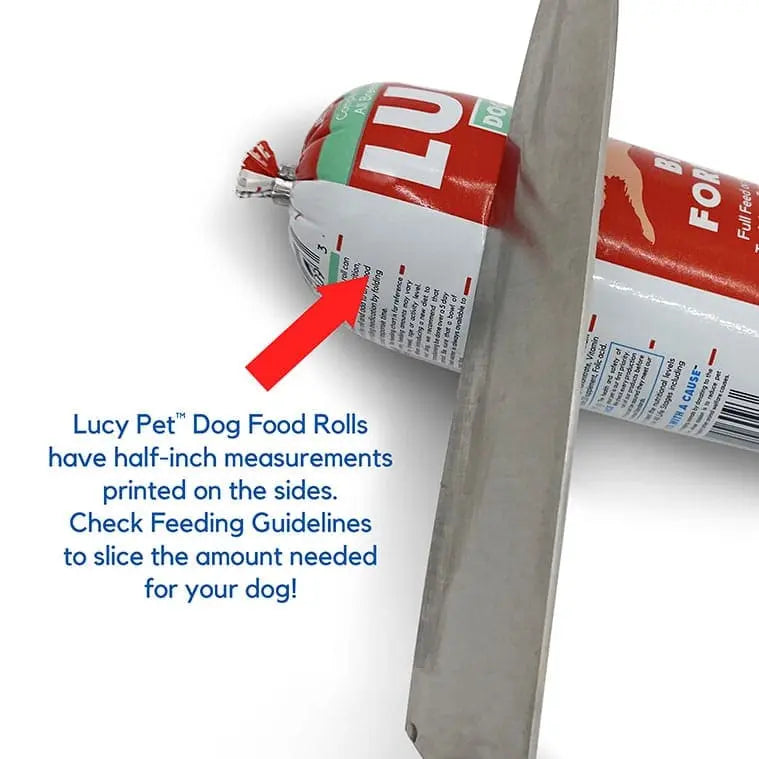Lucy Pet Brand Premium Dog Food Roll with Beef Flavor for Canine Nutrition