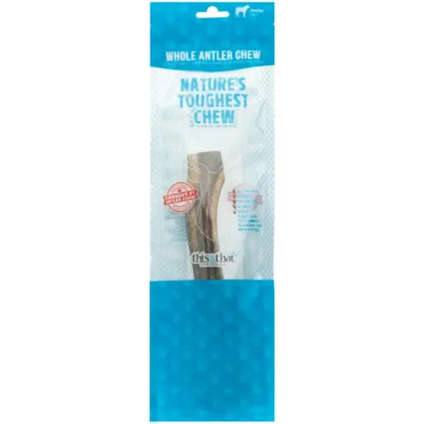 This & That's Top - Quality Premium Whole Elk Antler Chewing Dog Treat for Canine Companions