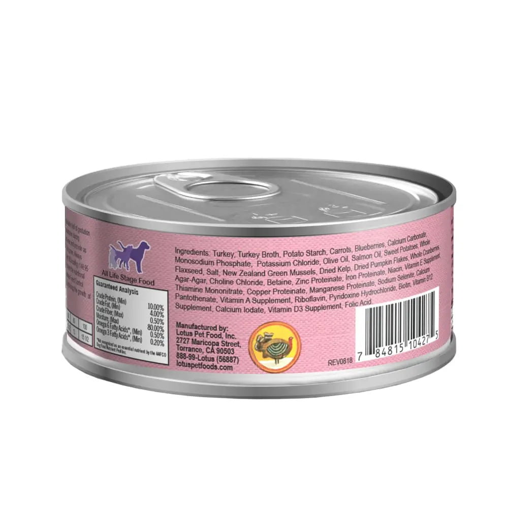 Lotus Premium Grain-Free Canned Cat Food: Just Juicy Turkey Stew for Felines of All Ages
