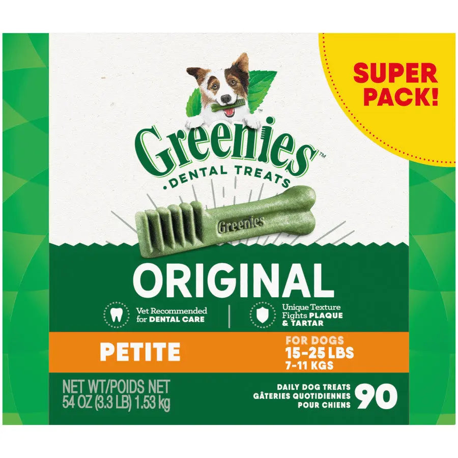 GREENIES Original Natural Dental Chews for Dogs: Oral Health Treats