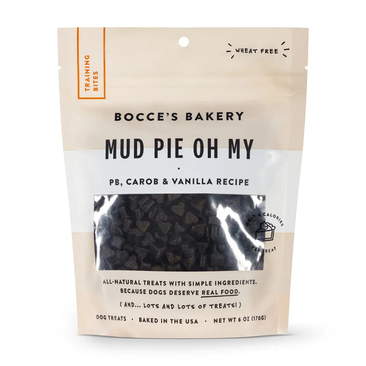Bocce's Bakery 6oz Wheat-Free Mud Pie Oh My Dog Training Treats