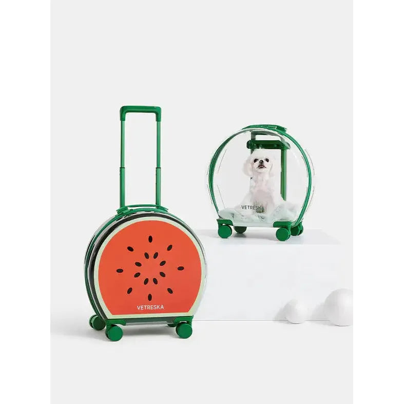 Vetreska Durable Polycarbonate Bubble Pet Carrier for Cats and Small Dogs