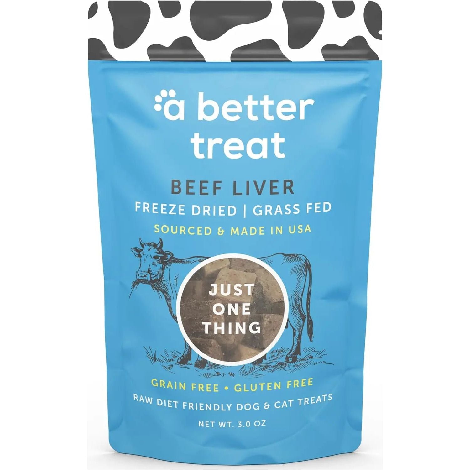 Premium Freeze - Dried Grass - Fed Beef Liver Treats for Dogs and Cats