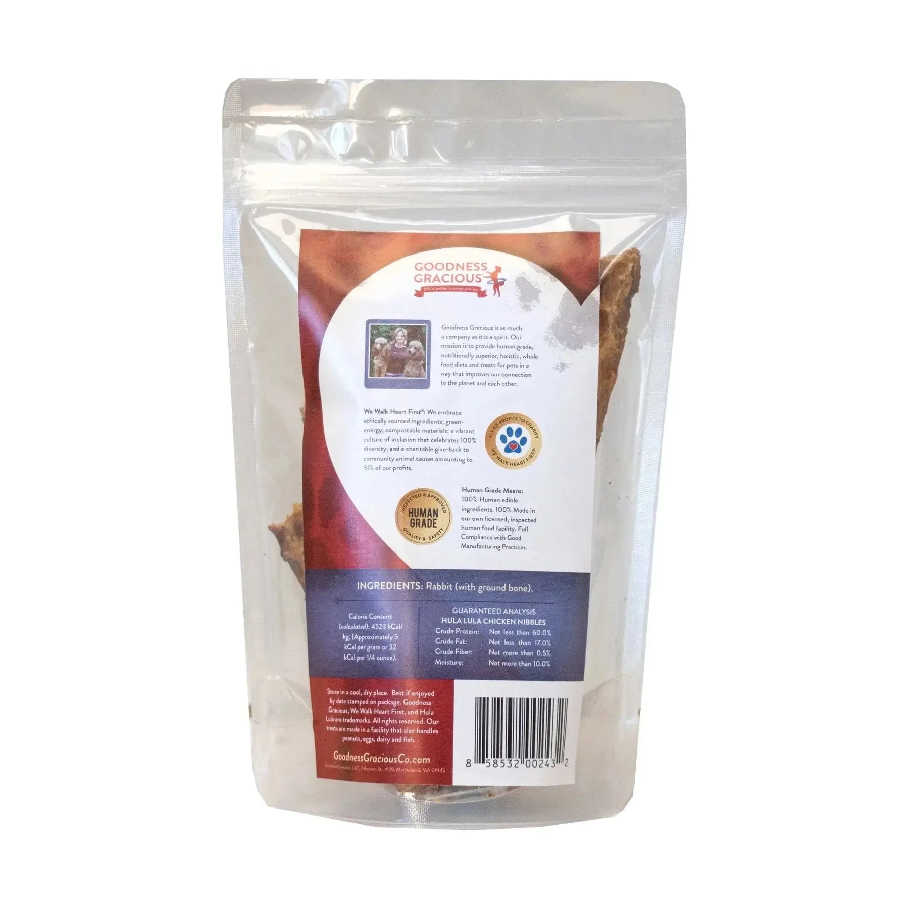 Goodness Gracious High - Quality Rabbit Nibbles Treats for Dogs and Cats