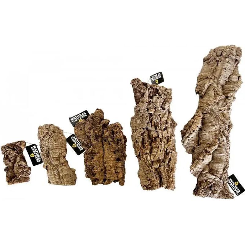 Lugarti's Sustainable Natural Cork Bark Flat Hideout for Reptiles