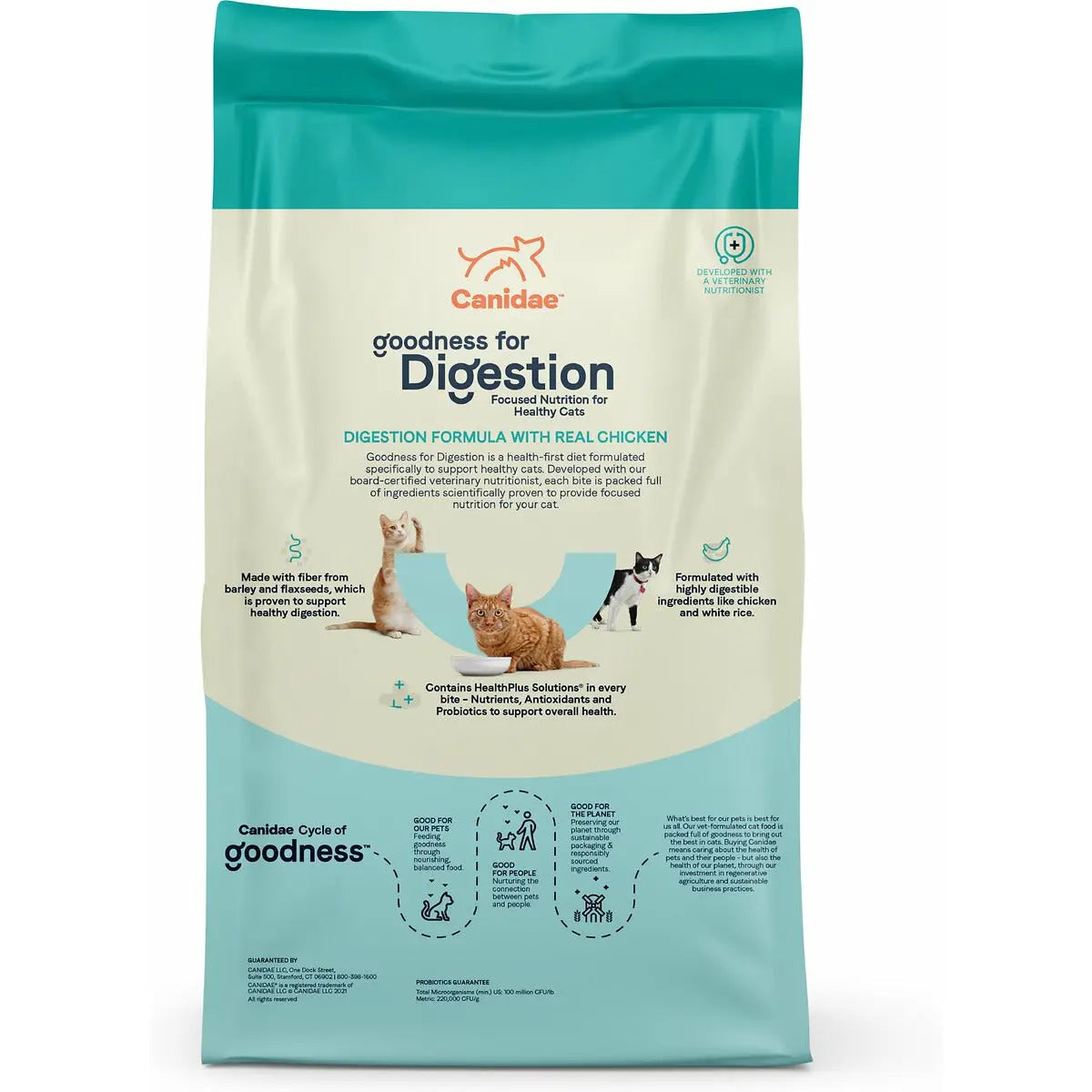 CANIDAE Real Chicken Dry Cat Food for Optimal Digestion