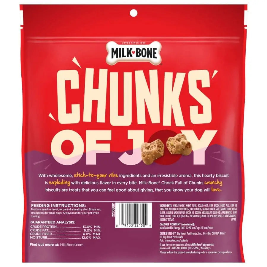Milk-Bone Premium Dog Treats Chock - Full of Meaty Chunks