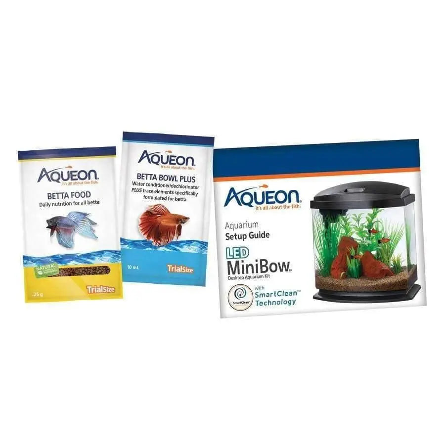 Aqueon 2.5 - gallon SmartClean Black LED Betta Bowl Aquarium Kit for Fish Keepers