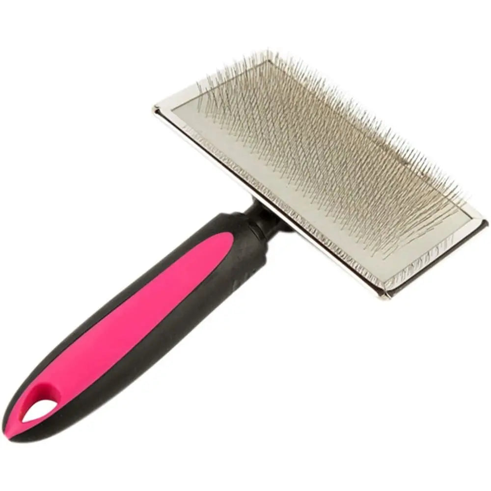 Self-Cleaning Pet Slicker Grooming Brush - An Ideal Tool for Removing Dog and Cat Hair Shedding
