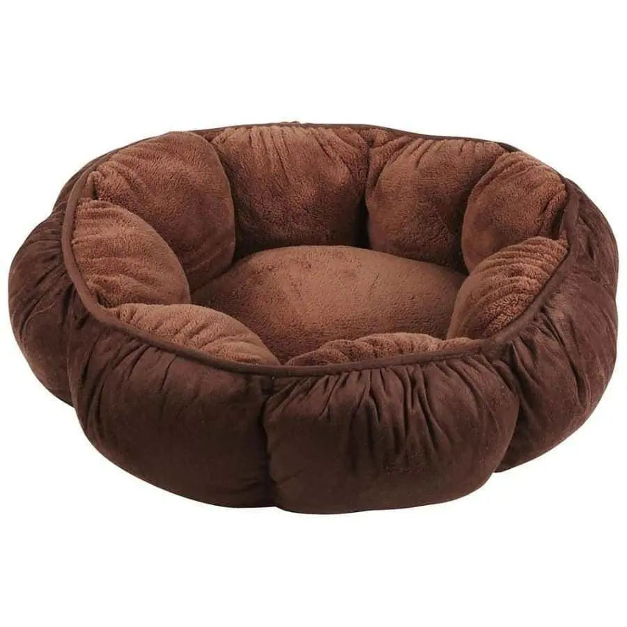 Assorted 16X16X6 Aspen Brand Puffy Circular Pet Bed Suitable for Cats