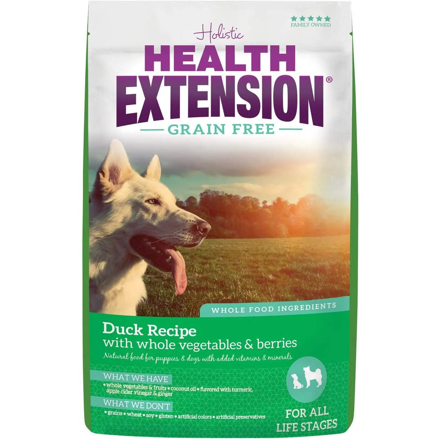 Healthy Extension Grain-Free Premium Duck Flavored Dry Dog Food for Optimal Canine Health
