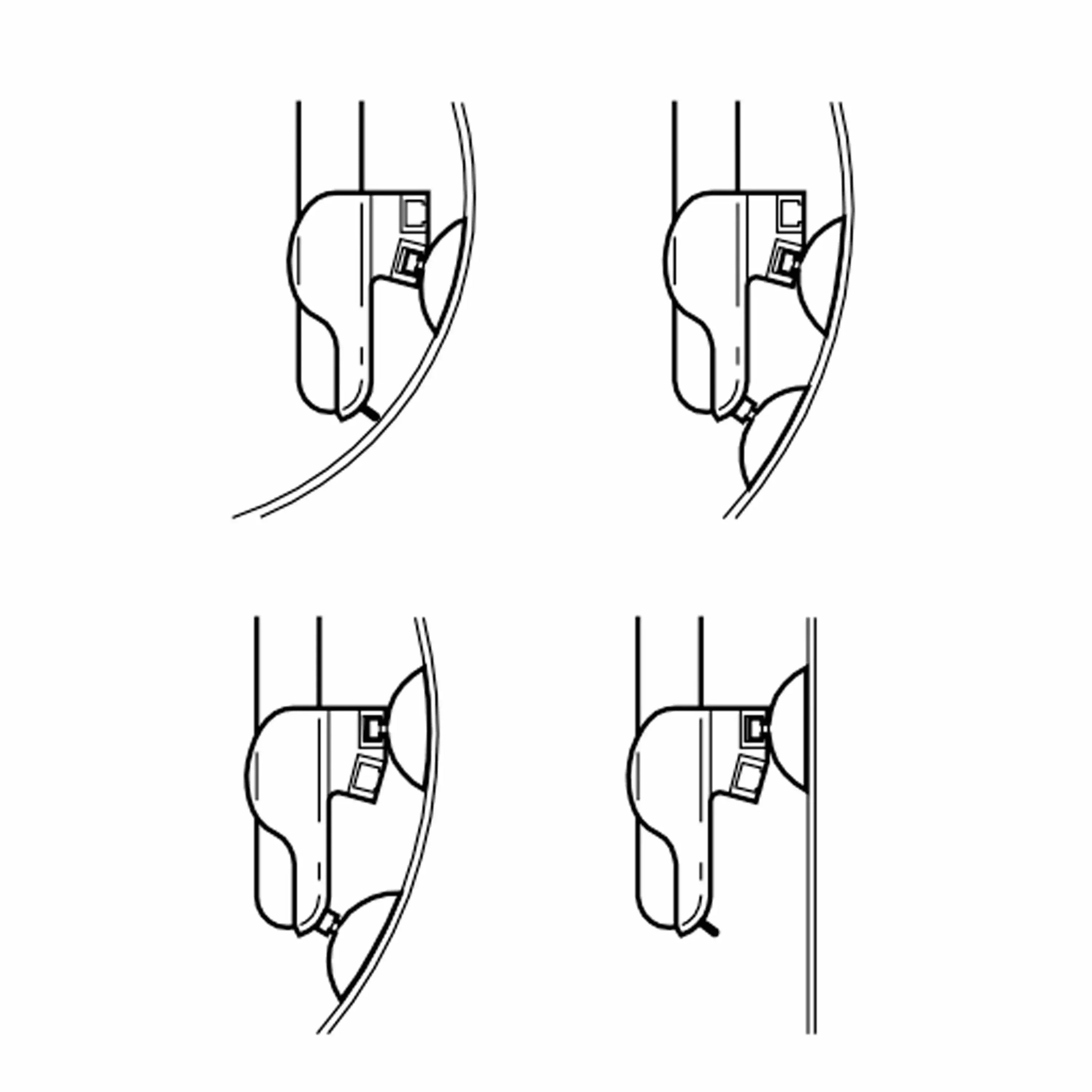 biOrb Transparent Acrylic Heater Stand Pack for All Aquariums
