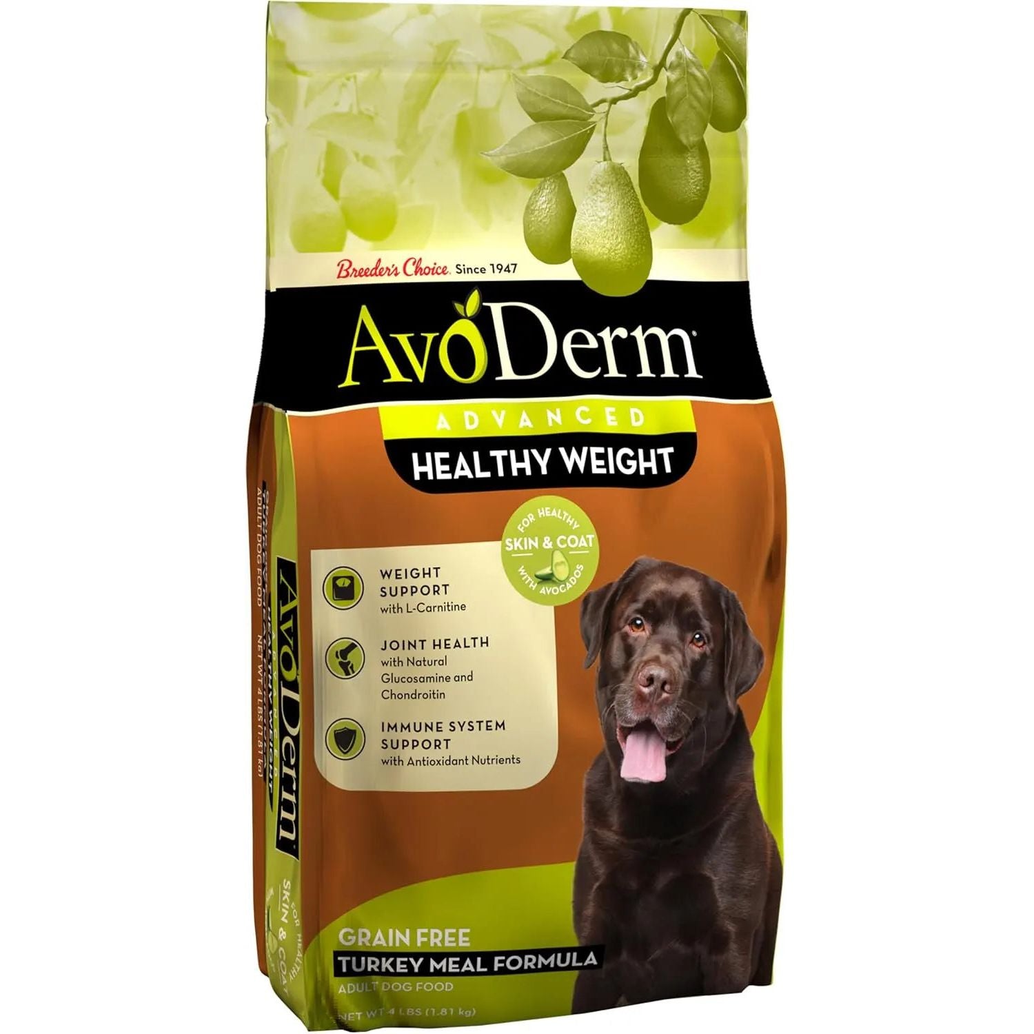 AvoDerm Natural Grain-Free Advanced Dry Dog Food for Healthy Weight