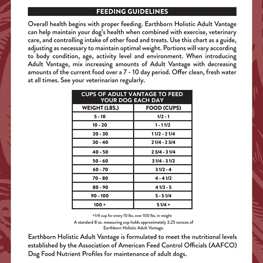 Earthborn Holistic Adult Vantage Premium Dry Dog Food with Turkey for Canine Well - being