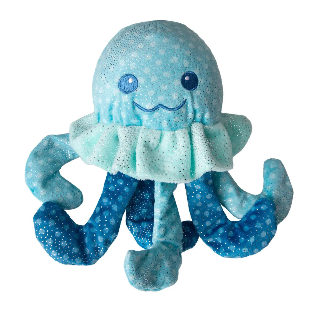 SnugArooz Soft Jellyfish Plush Dog Toy with Squeaker for Endless Fun
