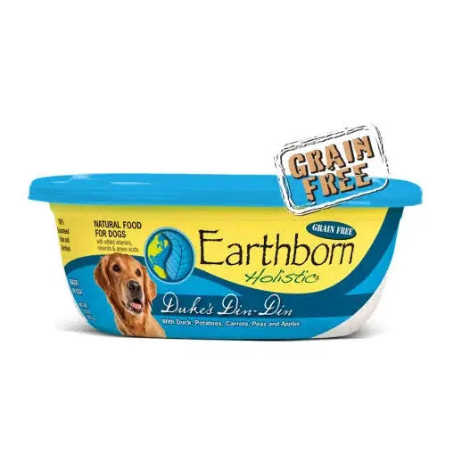 Earthborn Holistic Duke's Din - Din Grain - Free Wet Stew Dog Food, Pack of 8 Cans, Each 8 oz