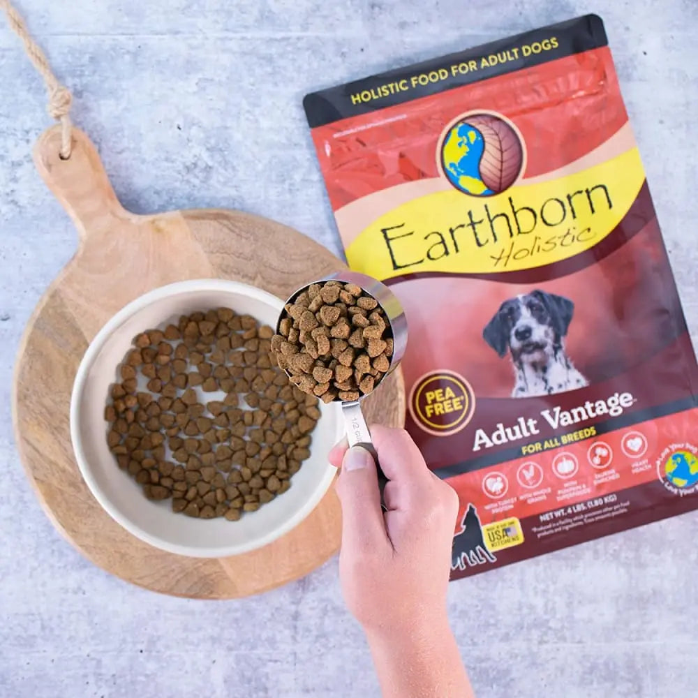 Earthborn Holistic Adult Vantage Premium Dry Dog Food with Turkey for Canine Well - being