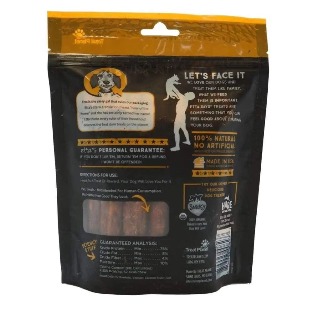 Etta Says! 4.5 oz Premium Venison Crunchy Dog Chew Treats