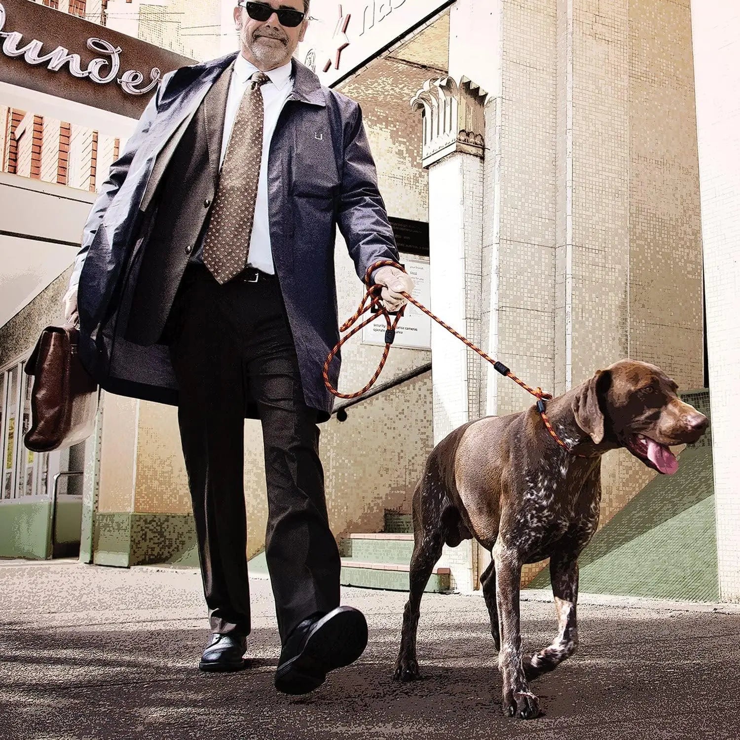EzyDog Luca All-in-One Slip Collar and Climbing Rope Dog Leash Combination for a Superior Canine Walking Experience
