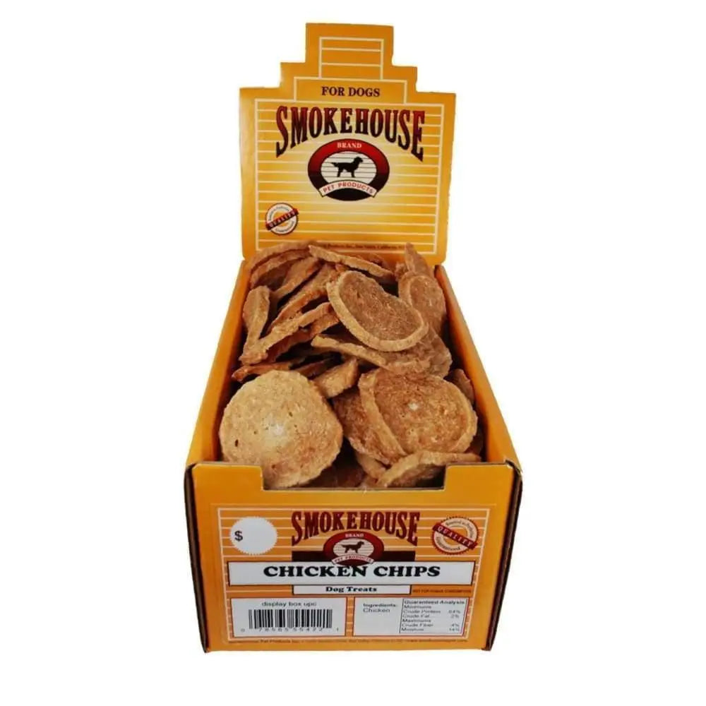 Large Pack of 100 Smokehouse Chicken Chips - Irresistible Dog Treats