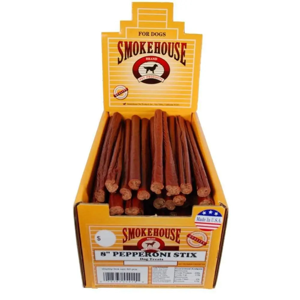 High - Quality Smokehouse - Crafted USA - Made Pepperoni Sticks as Delectable Dog Treats