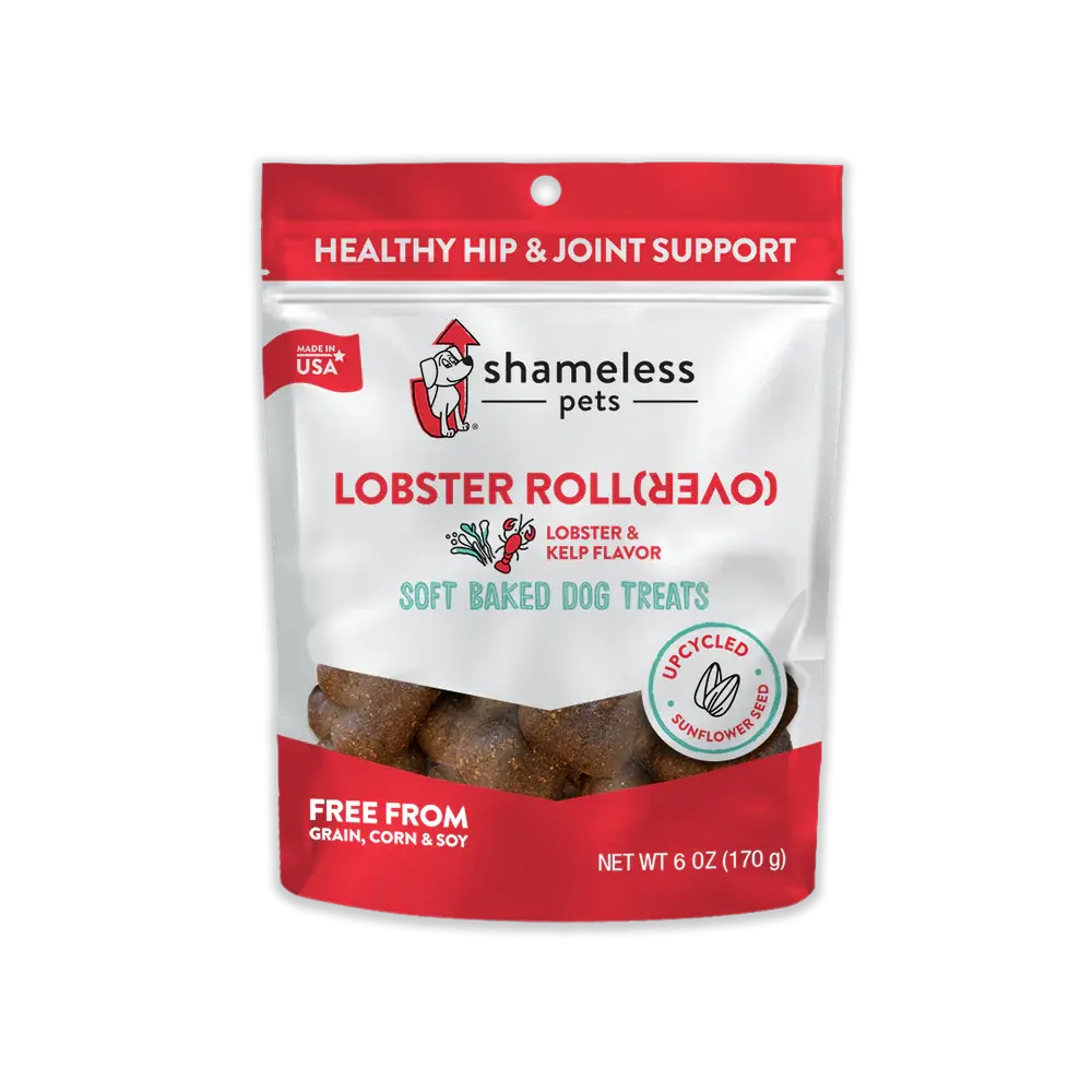 Shameless Pets Soft Baked Lobster - Flavored Dog Treats with Glucosamine