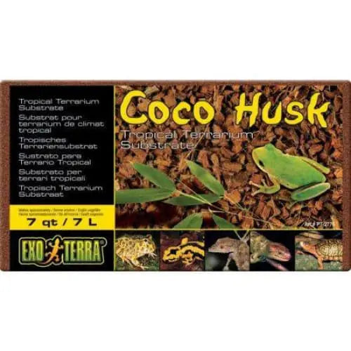Exo Terra Compressed Coconut Husk Brick for Tropical Terrarium Reptile Substrate