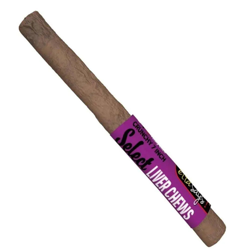 Etta Says! 20-Piece Pack of 7-Inch Dog Treats Made from Beef Liver