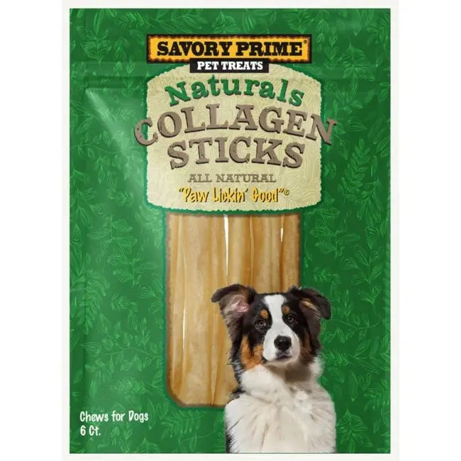 Savory Prime Naturals High - Quality Collagen Sticks: Delectable and Nutritious Healthy Treats for Your Beloved Dog