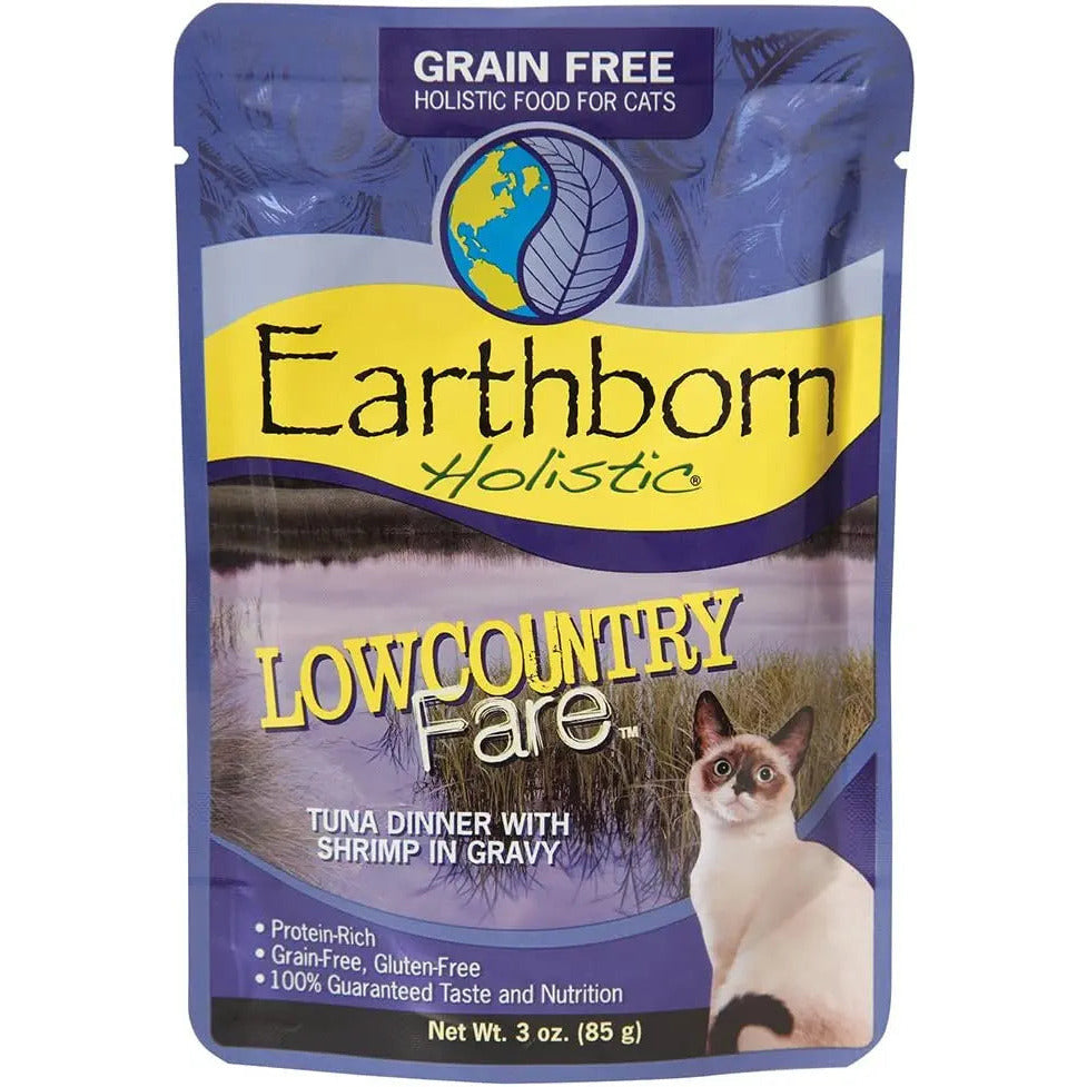 Earthborn Holistic 3 oz Grain - Free Wet Cat Food, 24 Packs of Lowcountry Fare