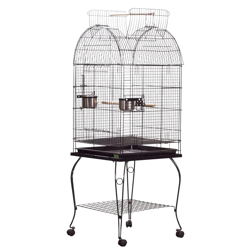 Affordable Dome Top Bird Cage with Dimensions of 20x20x58