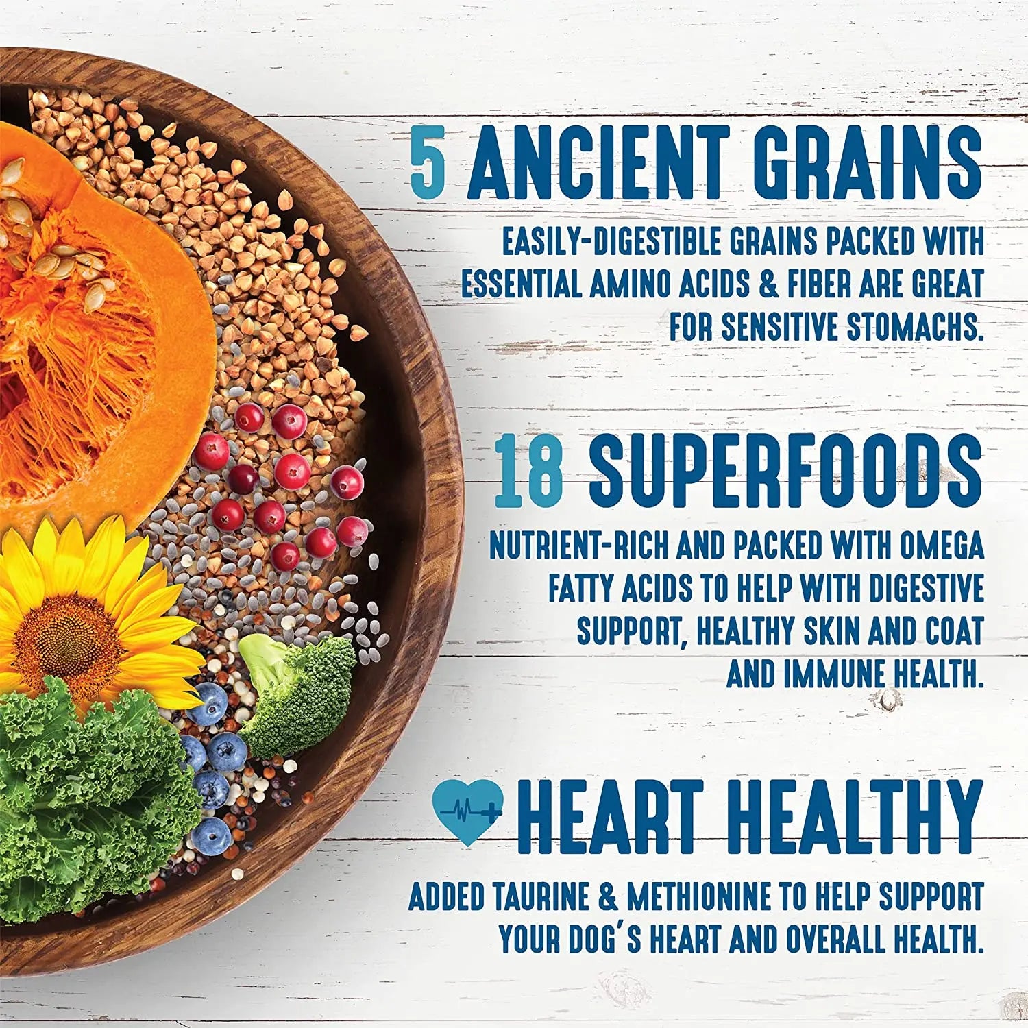 Earthborn Holistic® Unrefined™ Premium Dog Food - Smoked Salmon with Ancient Grains and Nutrient - rich Superfoods