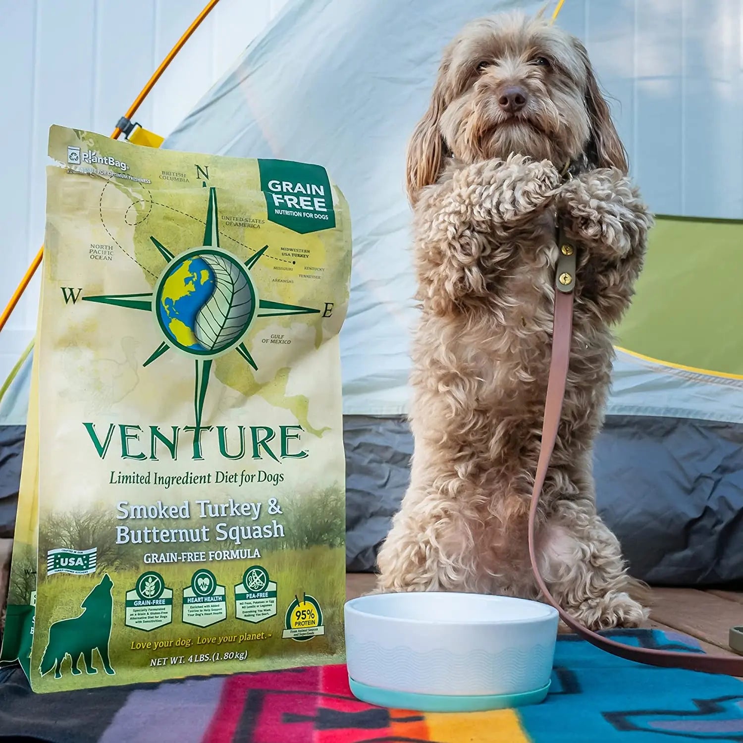 Earthborn Holistic® Venture™ Grain-Free Dog Food Formula with Turkey Meal and Butternut Squash