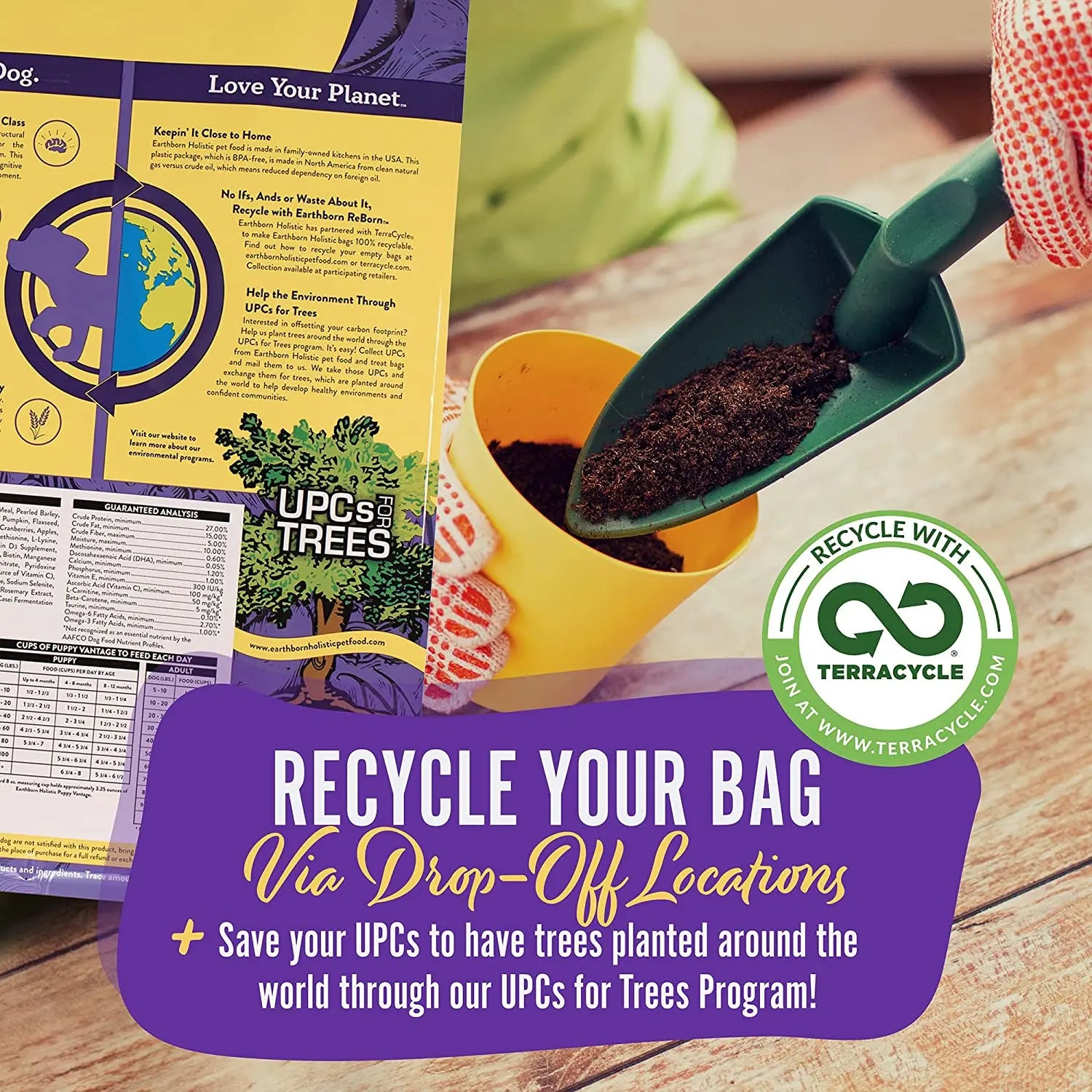 Earthborn Holistic® Grain - Free Dry Dog Food for Puppies - Puppy Vantage™