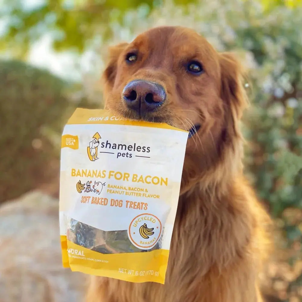 Shameless Pets Soft-Baked Dog Treats: Bananas, Bacon & Peanut Butter Delight