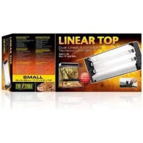 Exo Terra Dual Linear Fluorescent Lighting Canopy for Terrariums
